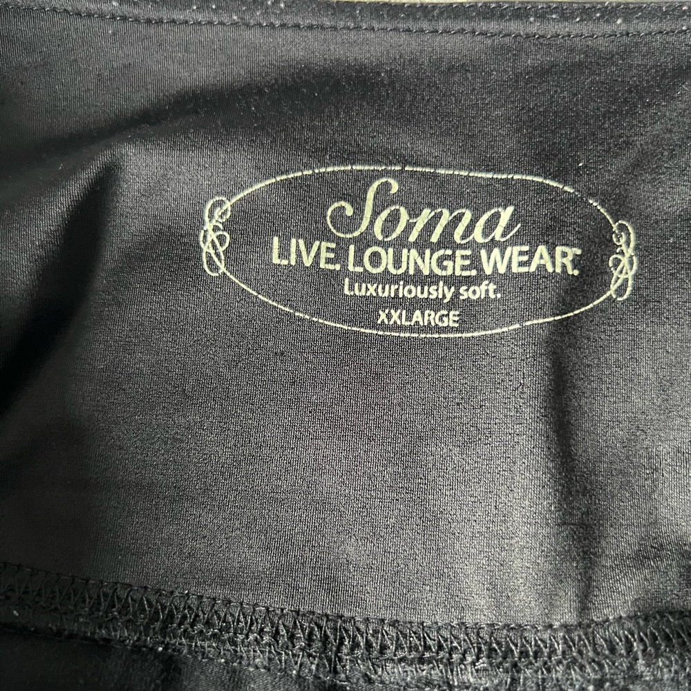 Soma Black Lounge Wear Pants - Picture 4 of 7